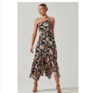 One Shoulder Strappy dress